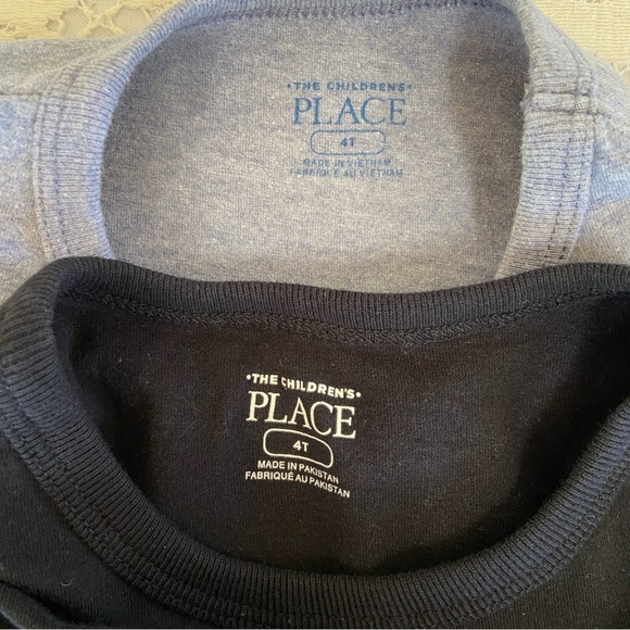 The Children’s Place Size 4T - Set of 2 Boy’s Cotton Long Sleeve Monster Tees - Picture 3 of 12